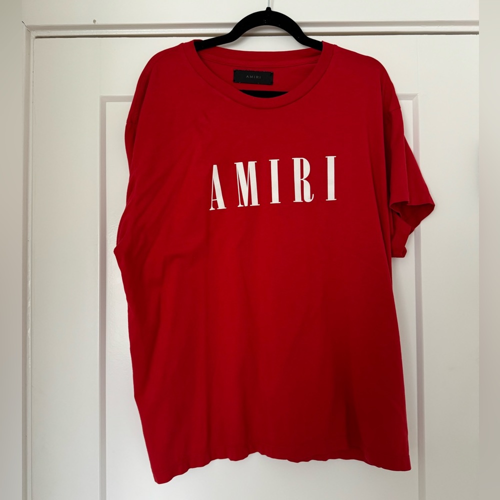 Amiri men’s t shirt red XL